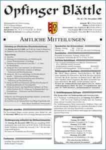 Titel aktuelles Opfinger Blaettle